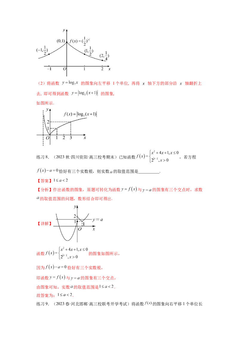 专题3.7函数的图象及零点问题（解析版）_02高考数学_新高考复习资料_2024年新高考资料_一轮复习资料_完备战2024年新高考数学一轮复习题型突破精练（新高考）