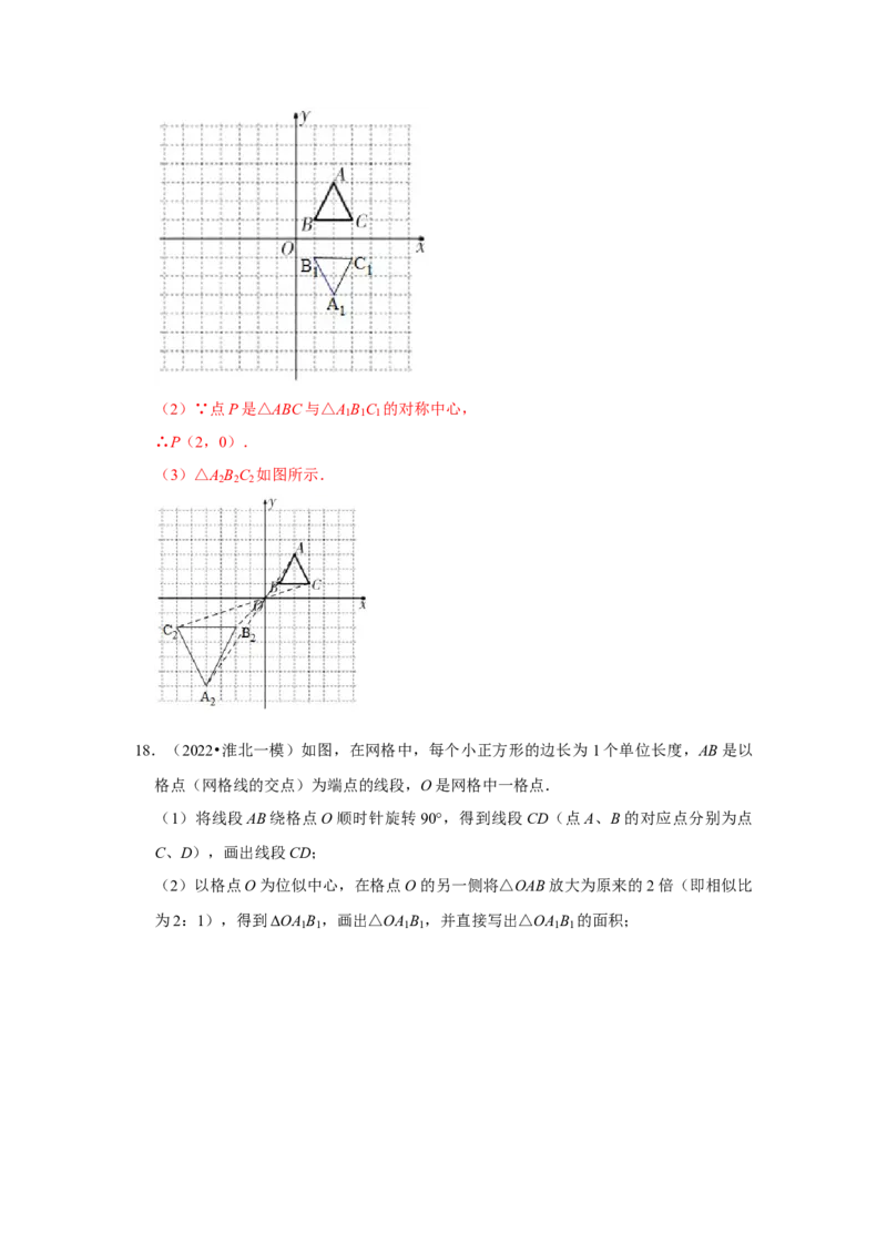 专题4.3图形的位似（专项训练）-2022-2023学年九年级数学上册《同步考点解读&bull;专题训练》（北师大版）_北师大初中数学_9上-北师大版初中数学_06专项讲练