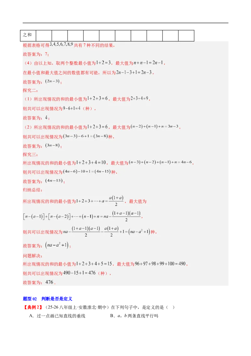 专题7.1认识证明（高效培优讲义）（教师版）_北师大初中数学_8上-北师大版初中数学_初中数学北师大8上-2025秋季新版_第二套推荐25_08专项讲练_北师大版2025秋培优专项讲义（更新中）