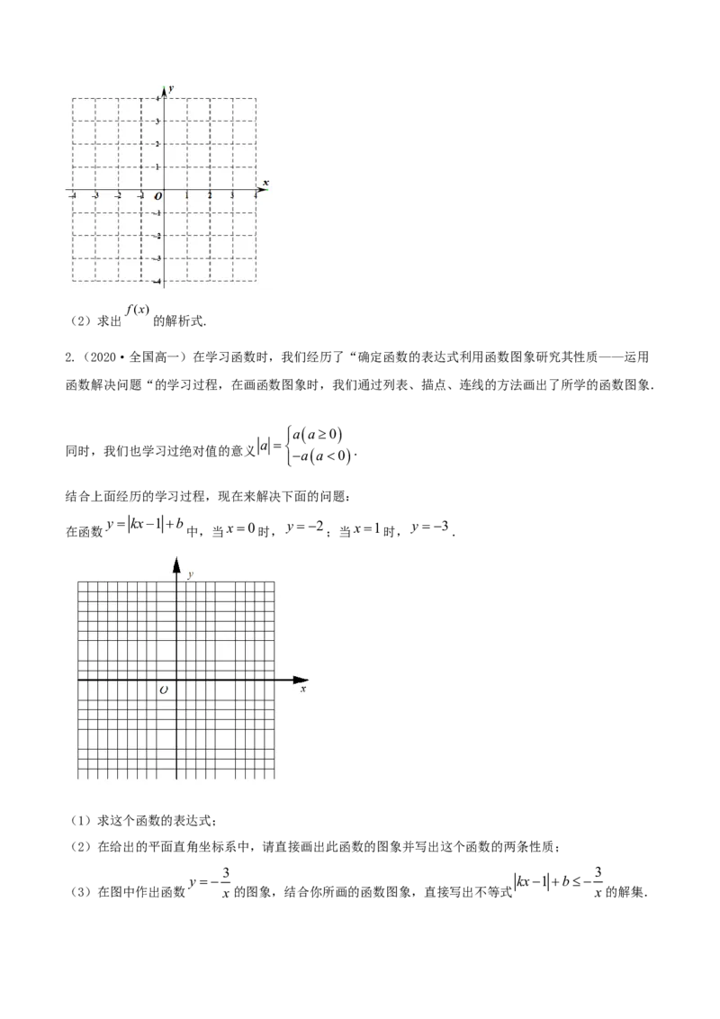 专题3.7函数的图象2022年高考数学一轮复习讲练测（新教材新高考）（讲）原卷版_02高考数学_新高考复习资料_2022年新高考资料_2022年高考数学一轮复习讲练测（新教材新高考）8.21更新