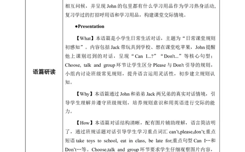 Unit1第1课时PartALet&rsquo;stalk&Choose,talkandgroup(教学设计)英语人教PEP版四年级下册（新教材）_4下-新英语人教PEP版（2026持续更新）_01课件+教案+学习任务单+练习（更新完第4单元）_2教案