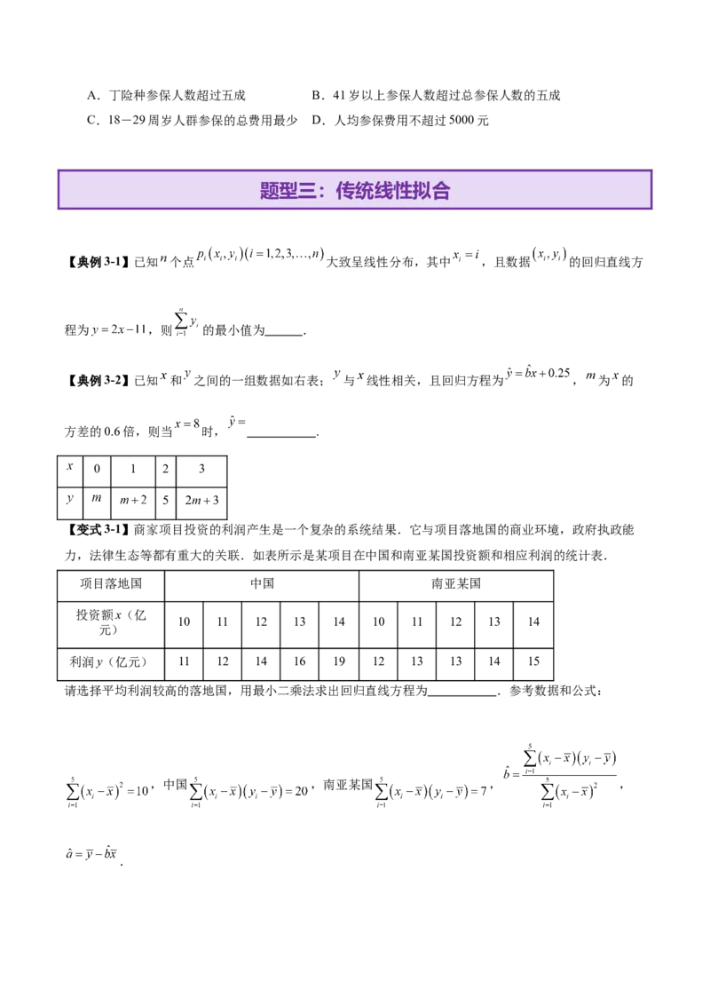 专题21概率与统计常考小题归类（讲义）（原卷版）_02高考数学_2025年新高考资料_二轮复习_上好课2025年高考数学二轮复习讲练测（新高考通用）3379306