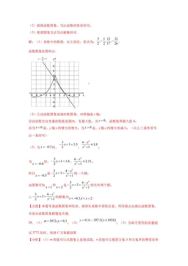 专题4.22《一次函数》中考真题专练（巩固篇）（专项练习）-2021-2022学年八年级数学上册基础知识专项讲练（北师大版）_北师大初中数学_8上-北师大版初中数学_旧版_06专项讲练