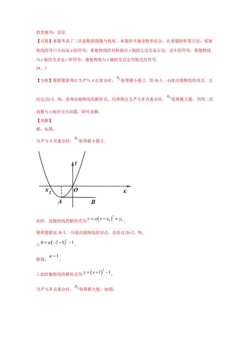 专题2.26二次函数与一元二次方程（专项练习2）-九_北师大初中数学_9下-北师大版初中数学_05习题试卷_1课时练习_同步练习（第2套）