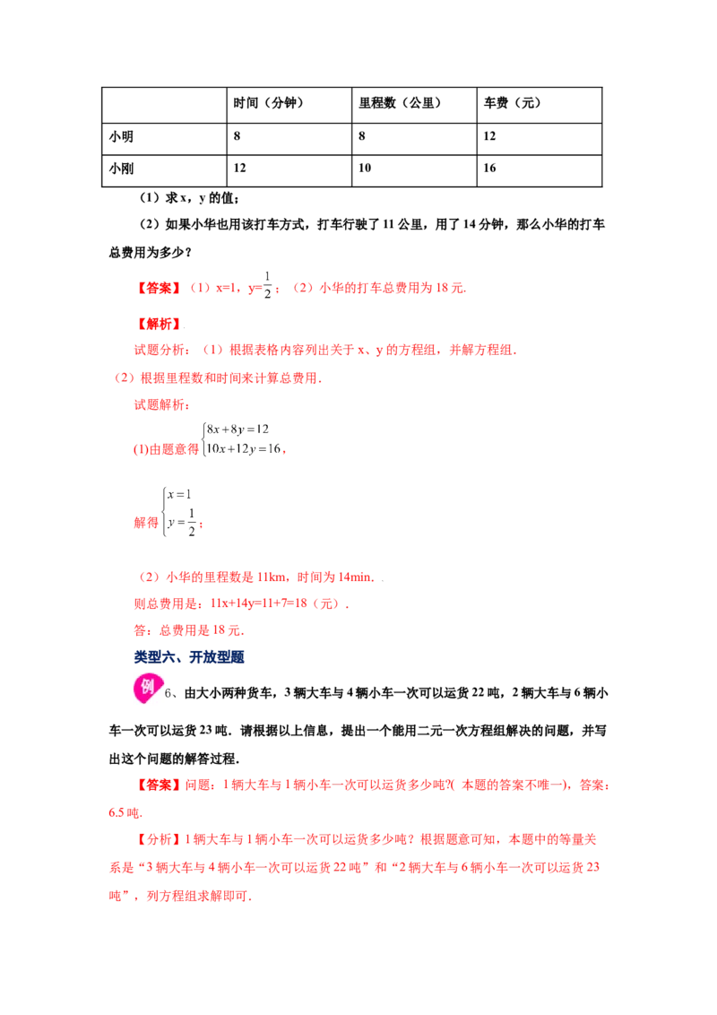 专题5.18应用二元一次方程组-里程碑上的数（知识讲解）-2021-2022学年八年级数学上册基础知识专项讲练（北师大版）_北师大初中数学_8上-北师大版初中数学_旧版_06专项讲练