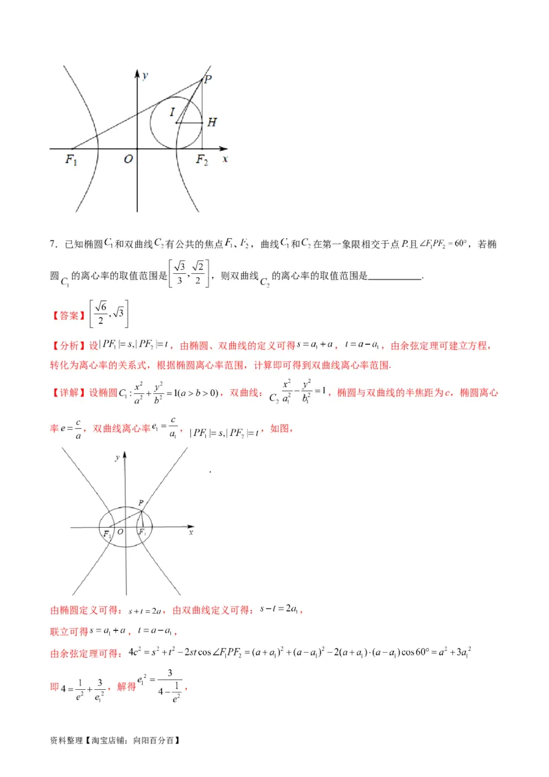 专题30双曲线及其性质（教师版）_02高考数学_通用版（老高考）复习资料_2024年复习资料_完备战2024年高考数学一轮复习考点帮（全国通用）_核心考点讲练