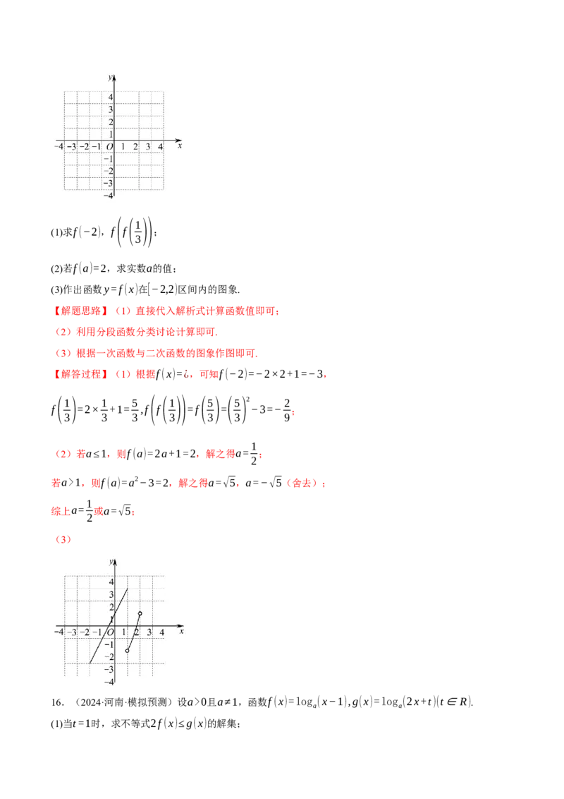 专题2.8函数图象与函数零点问题（练习）（举一反三）（新高考专用）（解析版）_02高考数学_2025年新高考资料_二轮复习_一、热点题型篇