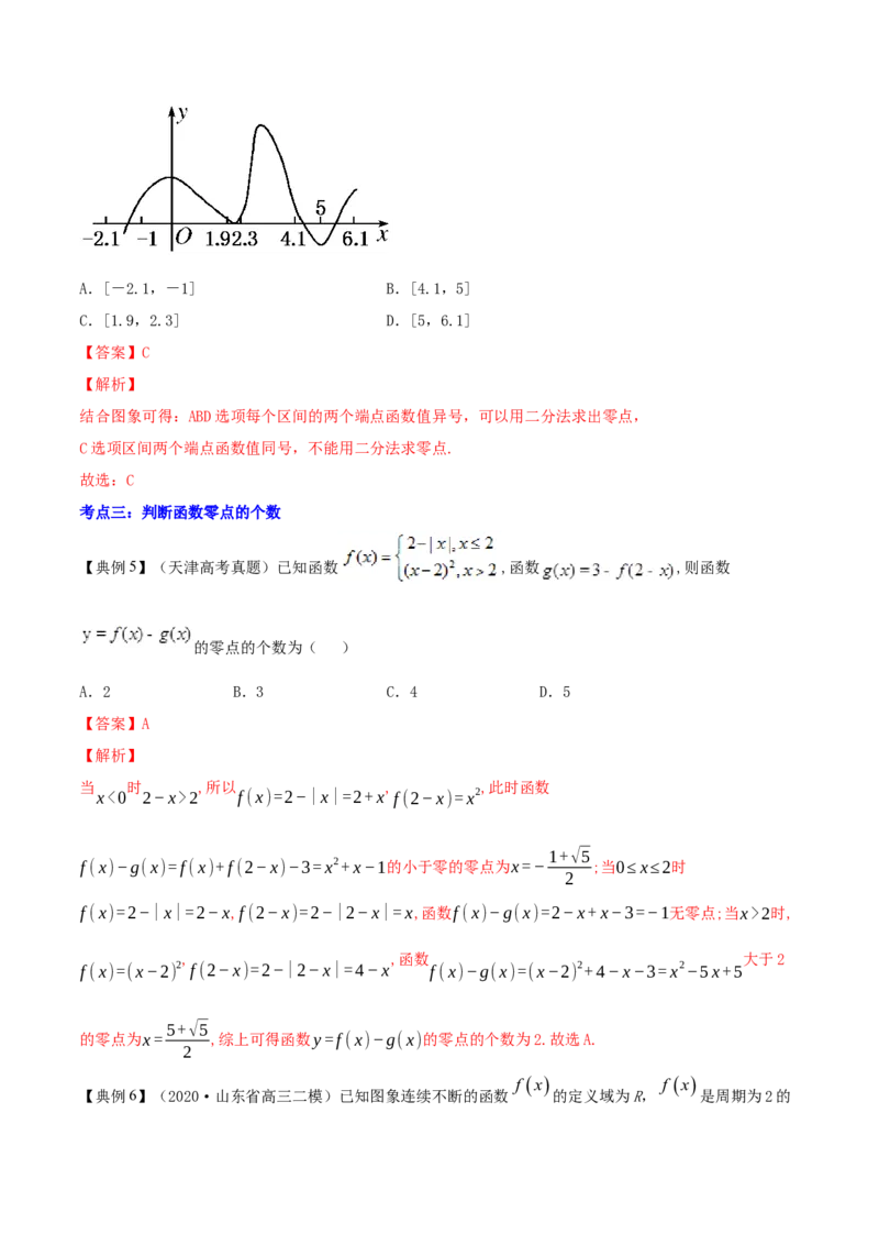 专题3.8函数与方程2022年高考数学一轮复习讲练测（新教材新高考）（讲）解析版_02高考数学_新高考复习资料_2022年新高考资料_2022年高考数学一轮复习讲练测（新教材新高考）8.21更新