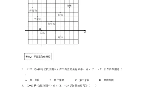 专题3位置与坐标（专项训练）-2022-2023学年八年级数学上册《同步考点解读&bull;专题训练》（北师大版）_北师大初中数学_8上-北师大版初中数学_旧版_06专项讲练