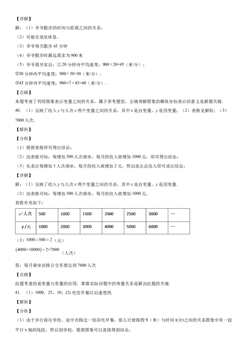 专题强化训练变量之间的关系题型强化-七年级数学下册《考点&bull;题型&bull;技巧》精讲与精练高分突破（北师大版）_北师大初中数学_7下-北师大版初中数学_7下-初中数学北师大版（旧版）赠送