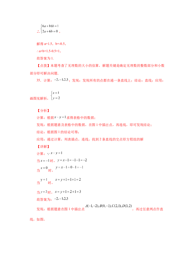 专题5.3认识二元一次方程组（专项练习）（巩固篇）-2021-2022学年八年级数学上册基础知识专项讲练（北师大版）_北师大初中数学_8上-北师大版初中数学_旧版_06专项讲练