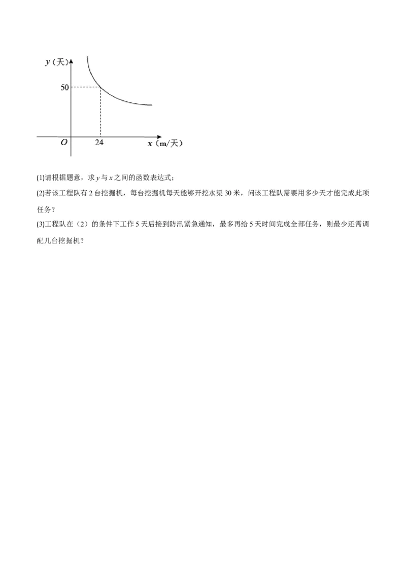 专题17反比例函数的应用(原卷版)（重点突围）_北师大初中数学_9上-北师大版初中数学_06专项讲练_学霸满分2022-2023学年九年级数学上册重难点专题提优训练（北师大版）