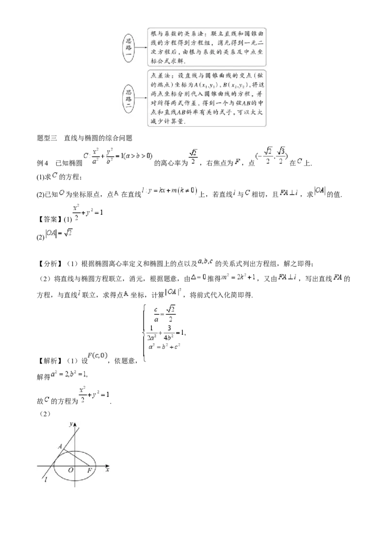 专题25椭圆（七大题型模拟精练核心素养分析方法归纳）-（新高考专用）专题25椭圆（思维导图知识清单核心素养分析方法归纳）_02高考数学_2025年新高考资料_一轮复习