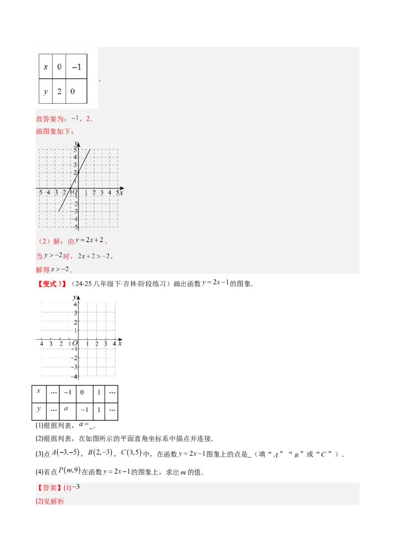 专题4.3一次函数的图象（高效培优讲义）（教师版）(1)_北师大初中数学_8上-北师大版初中数学_初中数学北师大8上-2025秋季新版_第二套推荐25_08专项讲练