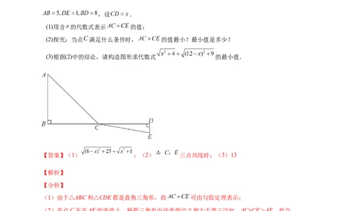 第一次月考难点特训（一）与勾股定理有关的压轴题（解析版）_北师大初中数学_8上-北师大版初中数学_旧版_06专项讲练