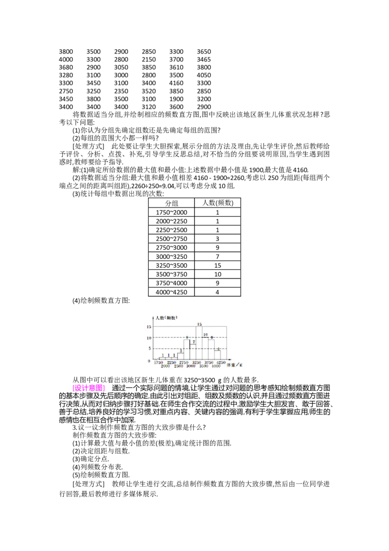第六章数据的收集与整理_北师大初中数学_7上-北师大版初中数学_7上-初中数学北师大（旧版）赠送_03教案_全册教案（第2套）