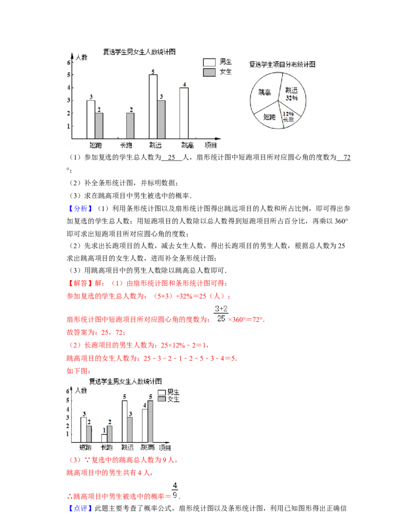 第6章概率初步（压轴30题专练）-2021-2022学年七年级数学下学期考试满分全攻略（北师大版）（解析版）_北师大初中数学_7下-北师大版初中数学_7下-初中数学北师大版（旧版）赠送