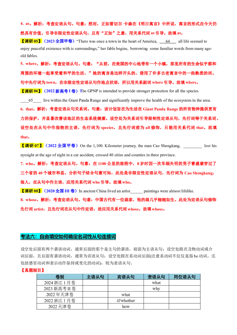 专题44语法填空之自由填空（讲案）解析版_03高考英语_2025年新高考资料_一轮复习_上好课2025年高考英语一轮复习知识清单323949989