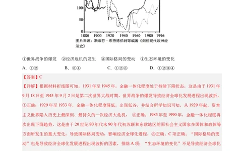 专题考点巩固卷19当代世界发展的特点与主要趋势(解析版)_07高考历史_新高考复习资料_2024年新高考复习资料_一轮复习资料_完2024年高考历史一轮复习考点通关卷（新高考通用）