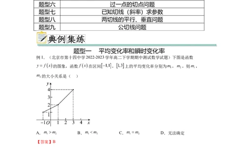 专题4.1导数的概念及几何意义（解析版）_02高考数学_新高考复习资料_2024年新高考资料_一轮复习资料_完备战2024年新高考数学一轮复习题型突破精练（新高考）