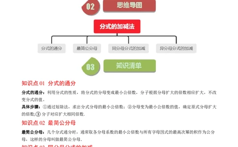 第五章第03讲分式的加减法(10类热点题型讲练)（原卷版）_北师大初中数学_8下-北师大版初中数学_旧版-可参考_05习题试卷_帮课堂2023-2024学年八年级数学下册同步学与练（北师大版）
