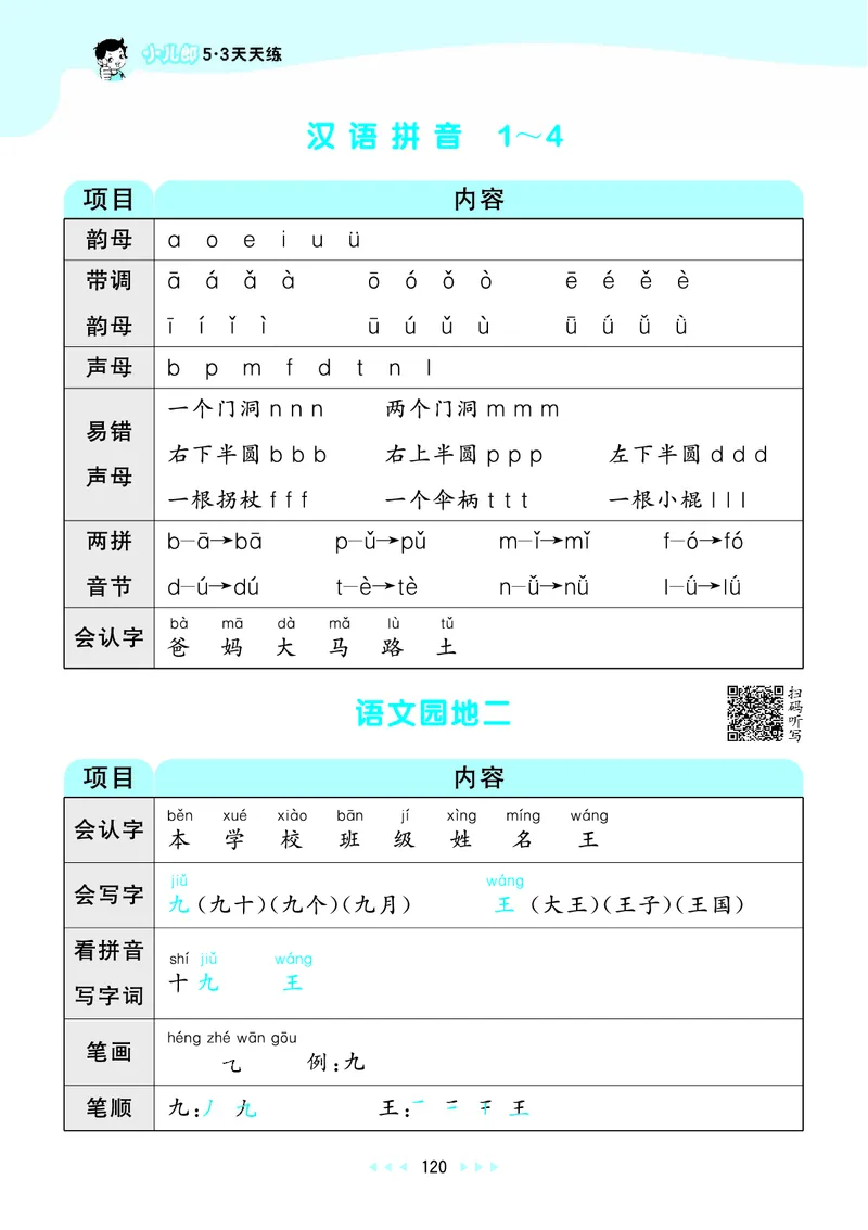 25秋53天天练一上人教语文_1753430494074_25秋53天天练语数1-6年级上册_25秋53天天练1-6上人教语文