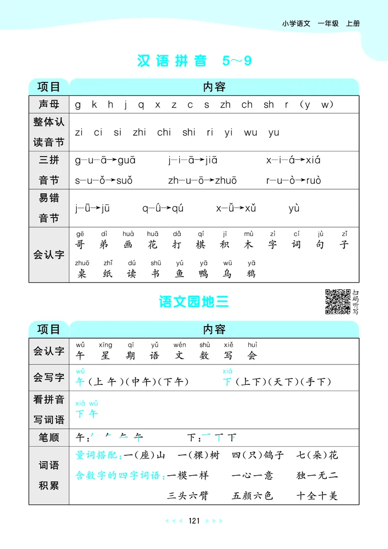 25秋53天天练一上人教语文_1753430494074_25秋53天天练语数1-6年级上册_25秋53天天练1-6上人教语文