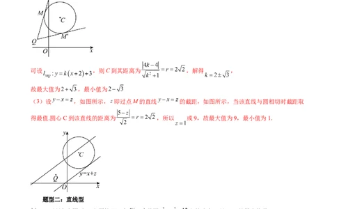 重难点突破01圆中的范围与最值问题（八大题型）（解析版）_2024年新高考资料_1.2024一轮复习_2024年高考数学一轮复习讲练测（新教材新高考）_第八章平面解析几何