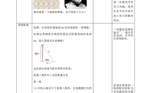 核心素养目标1.1.1探索勾股定理教学设计_北师大初中数学_8上-北师大版初中数学_旧版_01课件+教案核心素养目标_教案