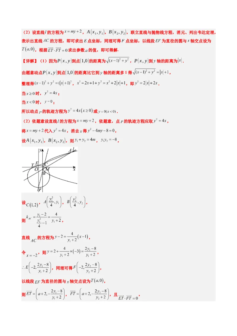 专题15韦达化和非对称韦达的处理（2大题型）-2025年高考数学二轮热点题型归纳与变式演练（新高考通用）（解析版）_2025年新高考资料_二轮复习_一、题型突破_重难题型&bull;解题技巧攻略