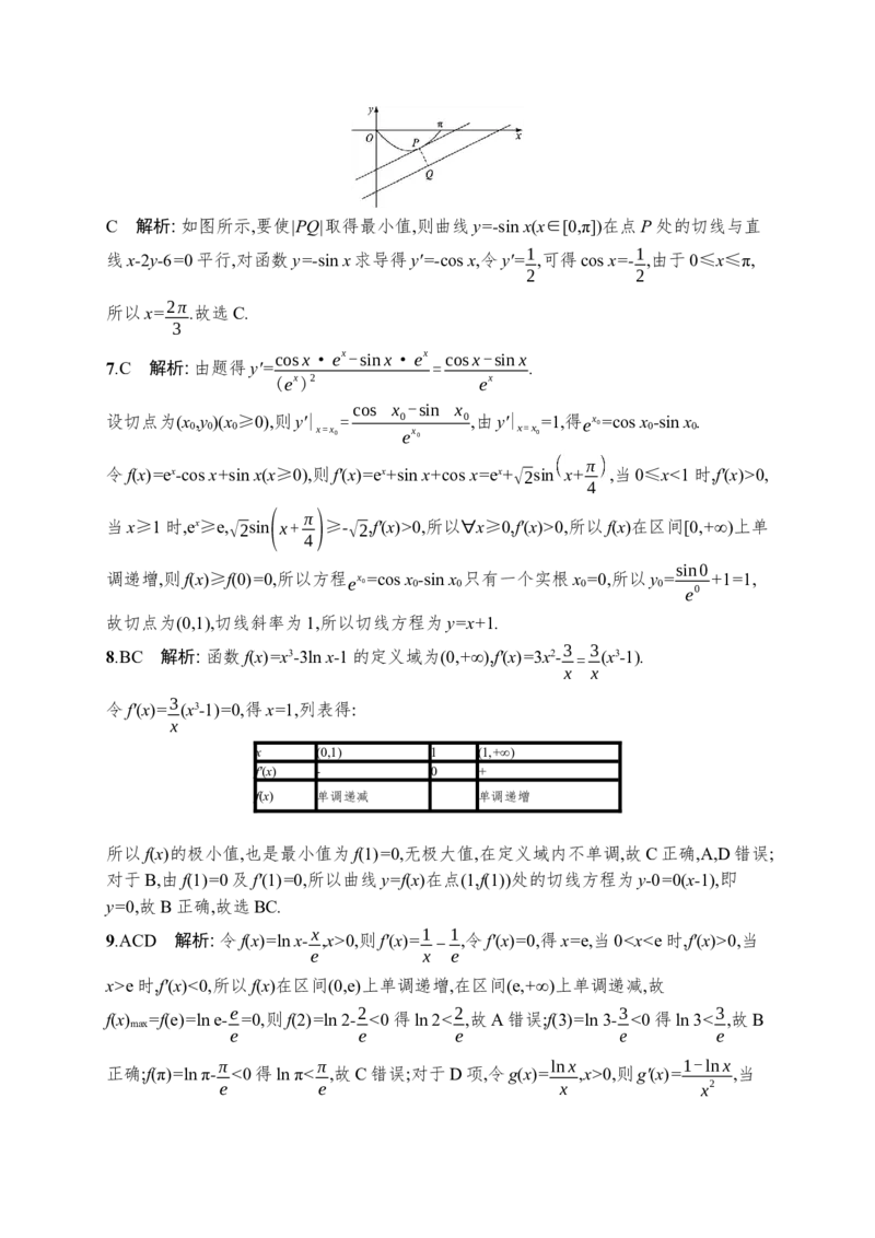 人教版新高考数学二轮复习习题训练--专题突破练4　利用导数研究函数的单调性、极值与最值（word版含解析）_02高考数学_新高考复习资料_2022年新高考资料