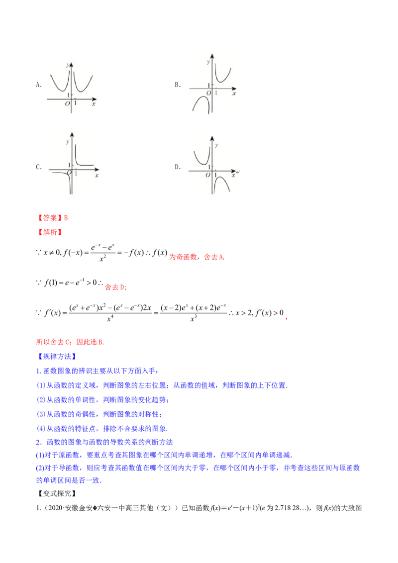 专题4.2应用导数研究函数的单调性2022年高考数学一轮复习讲练测（新教材新高考）（讲）解析版_02高考数学_新高考复习资料_2022年新高考资料