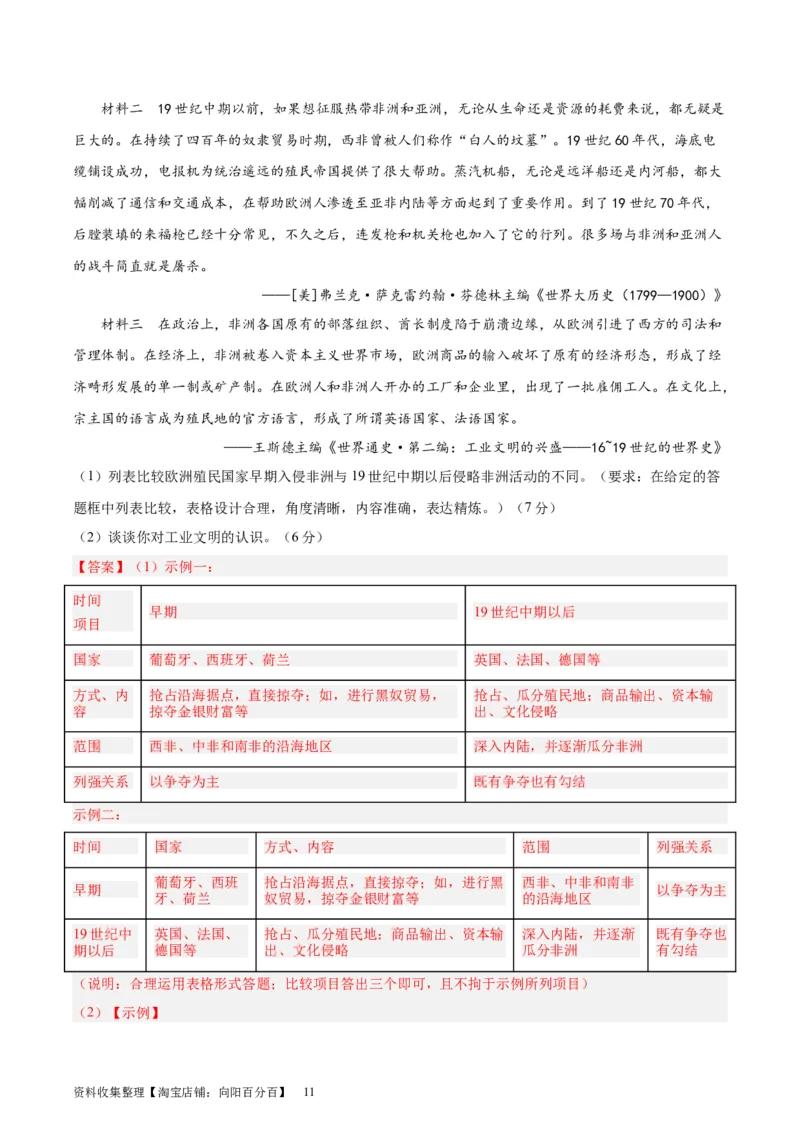 专题突破卷16世界殖民体系与亚非拉民族独立运动（解析版）_07高考历史_新高考复习资料_2024年新高考复习资料_一轮复习资料_完2024年高考历史一轮复习考点通关卷（新高考通用）