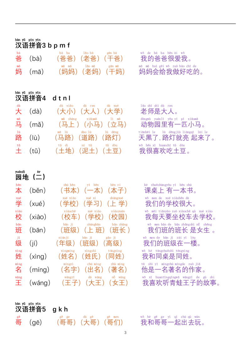24秋-每日晨读彩色阅读本一上语文_小学1-6年级常用的上册资源汇总_一年级上册资料