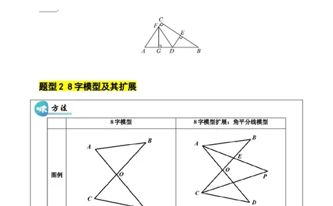 微专题01三角形中的倒角模型（专项训练）（原卷版）_北师大初中数学_8下-北师大版初中数学_2026春新版_第二套-东方_02.北师大数学8下试题+复习26春_专项训练