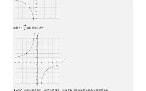 第35课反比例函数的图像（解析版）_北师大初中数学_9上-北师大版初中数学_05习题试卷_1课时练习_同步练习（第2套）