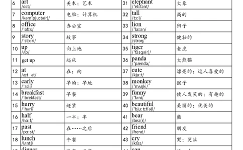 2025秋四上湘少版单词表_小学教辅2026新版+暑假衔接_《小学英语单词默写表》_湘少版（2025秋）_4年级上册（2025秋）