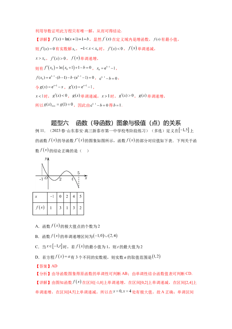 专题4.4导数在研究函数极值和最值的应用（解析版）_02高考数学_新高考复习资料_2024年新高考资料_一轮复习资料_完备战2024年新高考数学一轮复习题型突破精练（新高考）
