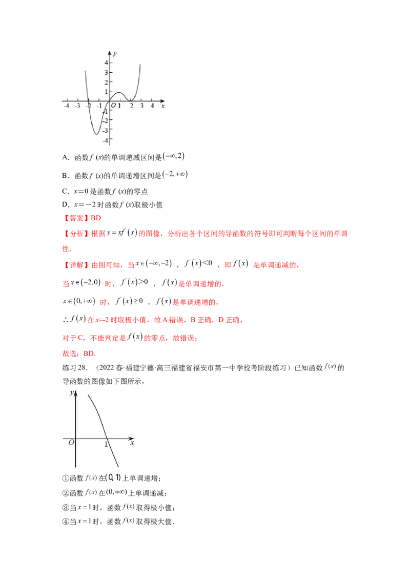 专题4.4导数在研究函数极值和最值的应用（解析版）_02高考数学_新高考复习资料_2024年新高考资料_一轮复习资料_完备战2024年新高考数学一轮复习题型突破精练（新高考）