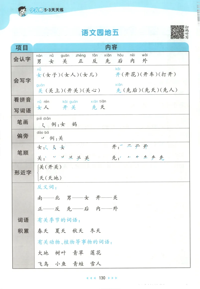 2025秋53天天练+课堂笔记+测评卷语文1上_25秋53天天练语数1-6年级上册_53天天练语文25年上册1-6（主书+课堂笔记+测评卷）完整版
