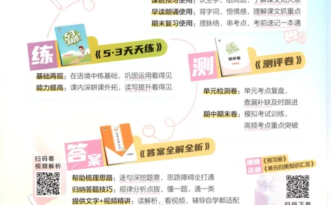 2025秋53天天练+课堂笔记+测评卷语文1上_25秋53天天练语数1-6年级上册_53天天练语文25年上册1-6（主书+课堂笔记+测评卷）完整版