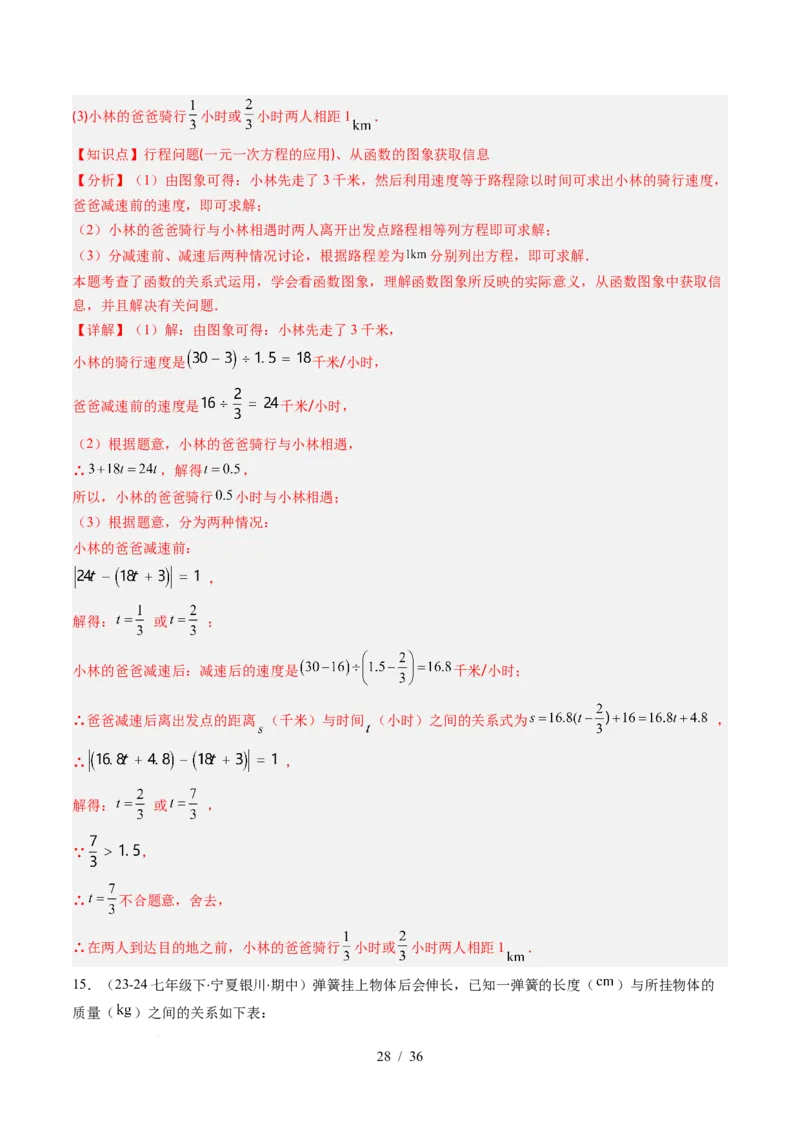 第6章第02讲用关系式、图象表示变量间的关系（4个知识点+4类热点题型讲练+习题巩固）（解析版）_北师大初中数学_7下-北师大版初中数学_7下-初中数学北师大版（2025春季新版）持续更新