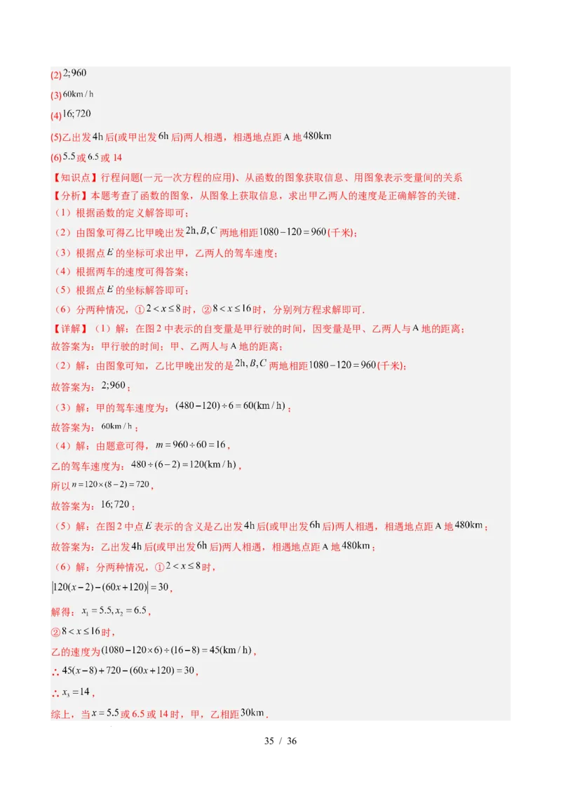 第6章第02讲用关系式、图象表示变量间的关系（4个知识点+4类热点题型讲练+习题巩固）（解析版）_北师大初中数学_7下-北师大版初中数学_7下-初中数学北师大版（2025春季新版）持续更新