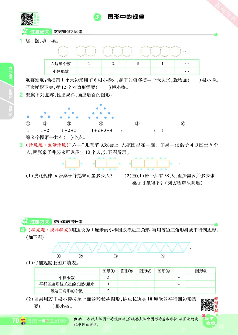 2025秋一遍过数学BSD5上_25秋小学语数英1-6年级上册《一遍过》合集_25秋北师版数学《一遍过》1-6年级上_五年级