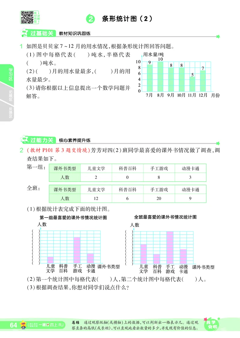 2025秋一遍过数学RJ4上_25秋小学语数英1-6年级上册《一遍过》合集_25秋人教版数学《一遍过》1-6年级上_四年级上册