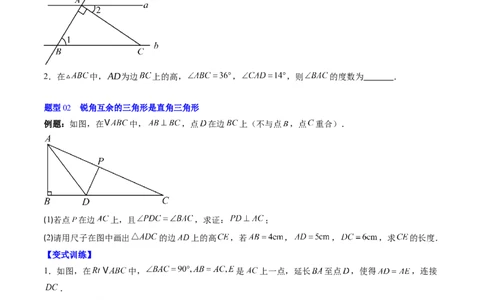 第一章第03讲直角三角形（3个知识点+8类热点题型讲练+习题巩固）（原卷版）_北师大初中数学_8下-北师大版初中数学_旧版-可参考_05习题试卷