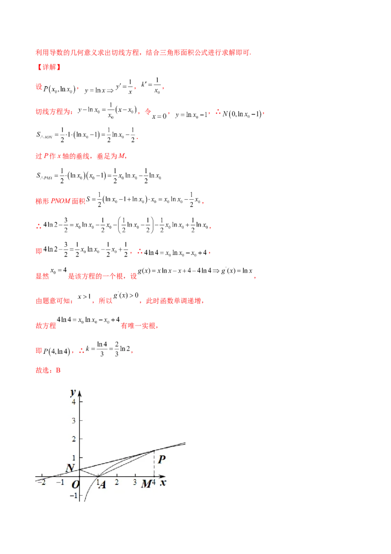 专题40导数压轴选择填空必刷100题(解析版)_02高考数学_新高考复习资料_2022年新高考资料_千题百练2022高考数学