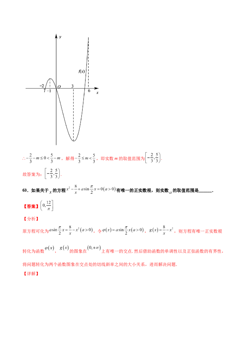 专题40导数压轴选择填空必刷100题(解析版)_02高考数学_新高考复习资料_2022年新高考资料_千题百练2022高考数学