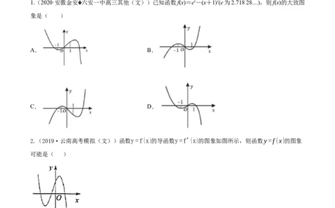 专题4.2应用导数研究函数的单调性2022年高考数学一轮复习讲练测（新教材新高考）（讲）原卷版_02高考数学_新高考复习资料_2022年新高考资料