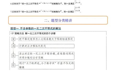 第05讲一元二次不等式及其应用（精讲）一轮复习讲义2024年高考数学高频考点题型归纳与方法总结（新高考通用）原卷版_2024年新高考资料_1.2024一轮复习
